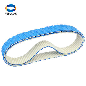 Yonghangbelt özelleştirilmiş 32-T5-575mm mavi silikon kaplı PU sosis taşıyıcı bantlar yeni varış - Product Image 3