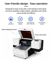Printer UV Flatbed 6042 A2 2 Kepala 1600 Printer UV Murah dengan Kamera Terintegrasi Mesin Cetak
