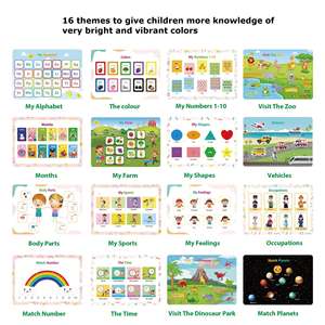 Libro occupato per i più piccoli giocattoli Montessori per bambini in età prescolare <span class=keywords><strong>attività</strong></span> di apprendimento educativo <span class=keywords><strong>autismo</strong></span> sensoriale giocattoli da viaggio - Product Image 4