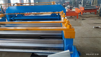 ISO 9001 Usine 3mm Épaisseur Panneau de bobine en acier 1500mm Largeur coupe à la longueur Rouleau formant la machine Ligne de production rentable
