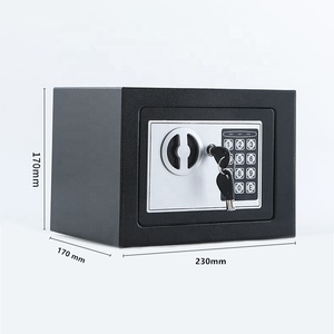 돈을위한 금고 전자 디지털 잠금 장치 및 비상 키 잠금 사무실 홈 호텔 금고 금고 돈 - Product Image 2