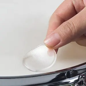 6 Stück Transparenter Trommel dämpfer Mute Gel Pads Trommel schall dämpfer Für Trommeln Becken Ton kontrolle