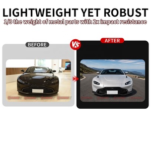 สำหรับ Aston Martin Vantage 2020 - 2024 สไตล์ OEM ชิ้นส่วนกันชนหน้าคาร์บอนไฟเบอร์แบบแห้ง ขายส่งจากโรงงานโดยตรง - Product Image 2