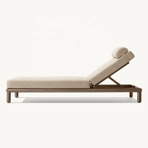 Sassanid Outdoor Recién llegado Patio Garden Sets Hotel Resort Hecho a mano Tubular <span class=keywords><strong>Palma</strong></span> Aluminio Lounge Chaise - Product Image 2