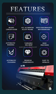 Harga 1.6M 1.8M 3.2M warna stiker vinil Printer Plotter tanpa pemotong mesin cetak pada spanduk vinil - Product Image 6