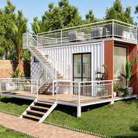 Maison préfabriquée, maison conteneur, maison d'hôtes personnalisée pour bureau, villa et appartement