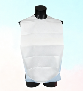Babero desechable a precio de fábrica, babero compuesto de película de papel impermeable degradable para adultos y niños, para uso médico y sanitario - Product Image 5