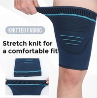 Support de cuisse antidérapant enveloppant Compression réglable attelle de cuisse Support de manchon pour tirer le Muscle de l'aine