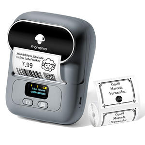 Impresora Térmica Directa portátil Phomemo M110 de 203 PPP con conectividad inalámbrica USB IOS y Android y etiqueta de precio para código QR. - Product Image 1