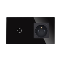 Commutateurs intelligents Tawoia CE RoHS Wifi Tuya combinés à une télécommande Wifi Smart Socket avec Alexa google Assistant 86*157mm