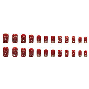 24 pièces, meilleur <span class=keywords><strong>prix</strong></span>, réduction en gros, <span class=keywords><strong>faux</strong></span> ongles à presser, luxe, rouge vin brillant, <span class=keywords><strong>faux</strong></span> ongles avec diamants, nouvelle année, vente flash, <span class=keywords><strong>faux</strong></span> ongles avec <span class=keywords><strong>gel</strong></span> - Product Image 5