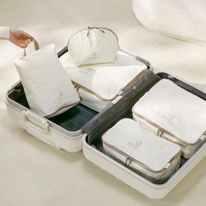 Tarslon koper berpergian, Kit penyimpan bagasi perjalanan, Organizer pakaian tahan air nyaman untuk perjalanan bisnis 5 buah - Product Image 1