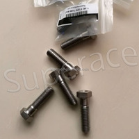 Vis à tête hexagonale en titane GR5 pour châssis de voiture de course, filetage complet 5/16-18, 5/16-24 pour bras de direction de course, disques de frein, pédales de frein