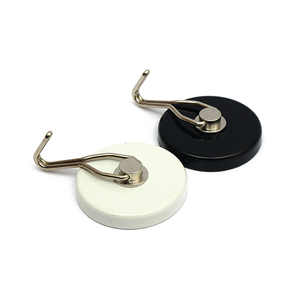 <span class=keywords><strong>Crochet</strong></span> magnétique pour pot en ferrari, objet surdimensionné, <span class=keywords><strong>noir</strong></span> et blanc, avec base ronde - Product Image 2