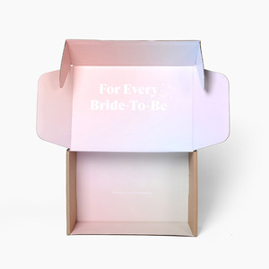 Hàn Quốc cuteting các tông hộp giấy sóng cho vận chuyển quần áo đáng yêu bao bì handmade cứng nhắc hộp hình chữ nhật Bìa - Product Image 3