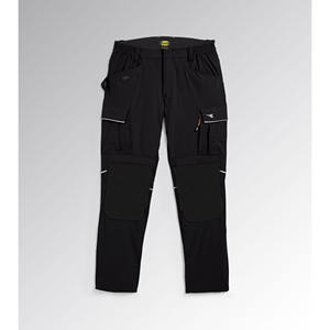 Pantalon de sécurité Diadora XXL noir réfléchissant, vêtements de travail performants - Product Image 1