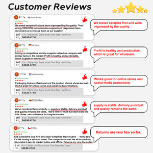 <span class=keywords><strong>Cepillo</strong></span> <span class=keywords><strong>Secador</strong></span> de Pelo Profesional Mesky de 1300W y 150,000 RPM, Peine de Aire Caliente Extraíble con 3 Ajustes de Calor/Velocidad - Product Image 6