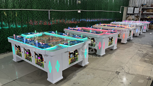 Nhà Sản Xuất Chất Lượng Cao 55 Inch 8 Người Chơi Cá Trò Chơi Tủ Với Cá Trò Chơi Hội Đồng Quản Trị Kim Loại Đồng Tiền Hoạt Động Cá Bảng Cá Trò Chơi Máy - Product Image 5