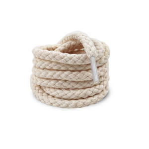 2026 NUEVO KJ 7MM Cordones de cuerda de algodón Cordones gruesos de cáñamo de algodón Cordones <span class=keywords><strong>SB</strong></span> <span class=keywords><strong>Dunk</strong></span> Shoe Lace Cordones redondos Beige para zapatillas de deporte de mates de S-B - Product Image 5