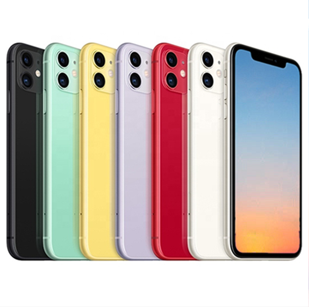 Hot Sale Used Unlocked Smartphones 11 64GB 128GB with OLED Display Second Hand Mobile Phone