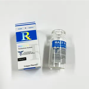 Xiamen supplier Pharma labs 100mg steroid label and box/10ml vial steroid sticker labels