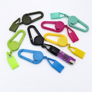 Accesorios para Fumar Personalizados, Porta Encendedor Redondo Mini, Llavero - Product Image 3