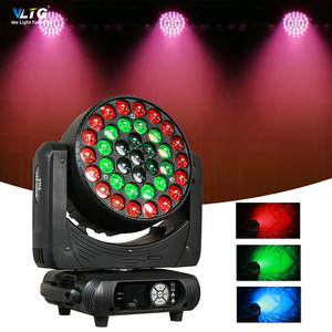 Vltg nhiệt độ cao kỹ thuật nhựa 37x15W 4in1 RGBW dẫn Zoom di chuyển đầu ánh sáng cho <span class=keywords><strong>Disco</strong></span> DJ Sân khấu di chuyển đầu ánh sáng - Product Image 1