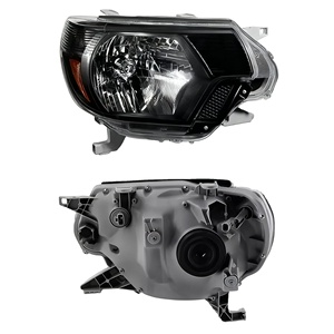 ไฟหน้าสำหรับ Toyota Tacoma ปี 2012-2015 พื้นหลังสีดำ รุ่น US แบบฮาโลเจน - Product Image 3