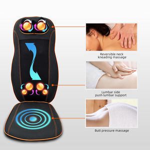 Cojín de Masaje Multifuncional con Vibración y Compresión Caliente, 25W, Venta Directa de Fábrica, Alivio Excelente para Espalda, Cervicales, Columna Vertebral y Cintura - Product Image 6