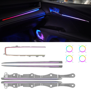 Kit d'éclairage d'ambiance pour voiture, fibres optiques acryliques, symphonie de couleurs, directement du fabricant, pour Toyota Camry (9ème génération) 2024-2025, lampe LED intérieure - Product Image 1