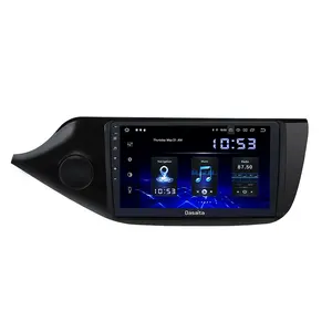 Dasaita Stereo Mobil Android 10, 9 Inci 1din Unit Depan Mobil Android Stereo untuk Kia Ceed dengan Amplifier Apple Carplay Penyetem TV DTV-B