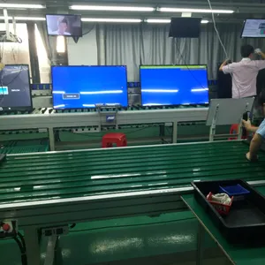 High Quality Electronics Production Led TV Assembly Line Belt Conveyor