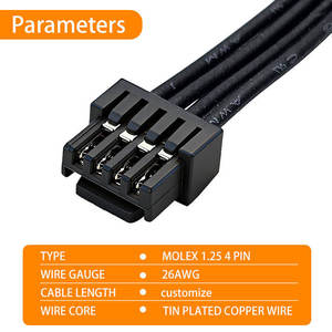 ชุดสายไฟเชื่อมต่ออิเล็กทรอนิกส์ทองแดงแบบกำหนดเองสำหรับรถยนต์ - Product Image 3