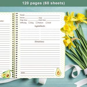 Mon Journal de Recettes Préféré : Carnet de Recettes Vierge à <span class=keywords><strong>Remplir</strong></span>, Organisateur de Recettes - Product Image 5