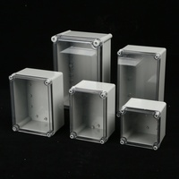 Caja electrónica eléctrica grande para exteriores serie AG Material ABS/PC impermeable Nivel de protección IP67 e IP66