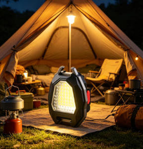 Portable USB Rechargeable COB <b>Work</b> <b>Light</b> with Clip Magnetic Base Dual <b>Light</b> Source Waterproof Inspection Lamp for Mechanic <b>Work</b> - Product Image 1