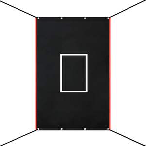 Сверхпрочное оборудование для тренировок по бейсболу, виниловая Опора с защитной зоной, сетчатая сетка - Product Image 2