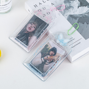 Soporte para tarjeta fotográfica Kpop, funda para tarjeta holográfica con purpurina de PVC personalizada para tarjeta Idol/foto de 3 pulgadas - Product Image 3