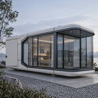 Maisons modulaires préfabriquées de luxe en conteneurs de 20 et 40 pieds avec salle de bain, fabriquées en Chine