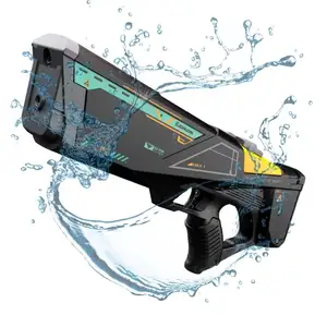 Yetişkinler için elektrikli su tabancaları uzun mesafe elektrikli fışkırtma tabancası 32 FT aralığı kadar yüksek basınç 550CC akülü