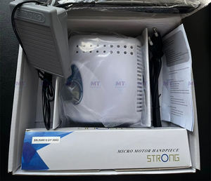 दंत मजबूत कार्बन ब्रश पॉलिशिंग मशीन और एक हैंडपीस 210 + 105l डेन्चर चीन में बने पैर पेडल के साथ नक्काशी - Product Image 4