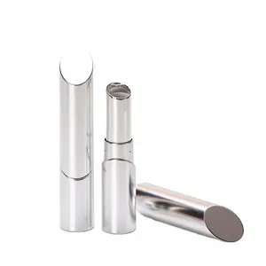 Hot sale white round oval clear lipstick tube private label custom lip gloss empty lip balm tube container fashion chapstick