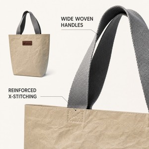 Sac à bandoulière en papier DuPont recyclable de haute qualité et durable pour un usage quotidien et à la plage, sac fourre-tout Tyvek personnalisable - Product Image 5