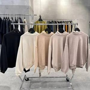 Sudadera con Capucha de la Serie Cloud 23 de Doble Línea para Parejas FO, Sudadera con Capucha ESS Flower Wheat Grey - Product Image 1