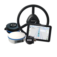 SMAJAYU JY305 Sistema de Dirección Automática para Agricultura de Precisión RTK GNSS con Precisión de 2.5 cm, Sistema de Conducción Automática para Tractores