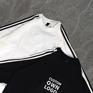 Sudadera de Hombre de Felpa Gruesa con Rayas, Estilo Vintage, con Logotipo Estampado, Fabricante de Sudaderas Personalizadas para Hombre - Product Image 2