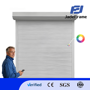 <span class=keywords><strong>Porte</strong></span> enroulable en aluminium isolée moderne pour villas, surface finie avec <span class=keywords><strong>télécommande</strong></span>, volet roulant, prix direct d'usine - Product Image 1