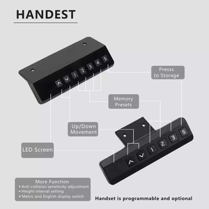 Escritorio eléctrico de pie, escritorio de ordenador ajustable en altura, escritorio para juegos de oficina en casa - Product Image 4