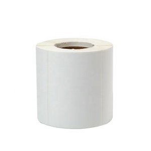 Papier thermique autocollant personnalisé 3 couches, résistant à l'eau et à l'huile, pour étiquettes d'impression thermique, codes-barres et expéditions - Product Image 4
