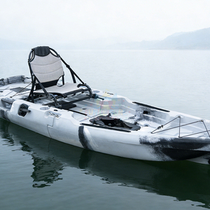 <span class=keywords><strong>Kayak</strong></span> <span class=keywords><strong>de</strong></span> pêche modulaire monoplace à pédales, deux sections, en plastique HDPE rotomoulé, pour une personne - Product Image 3